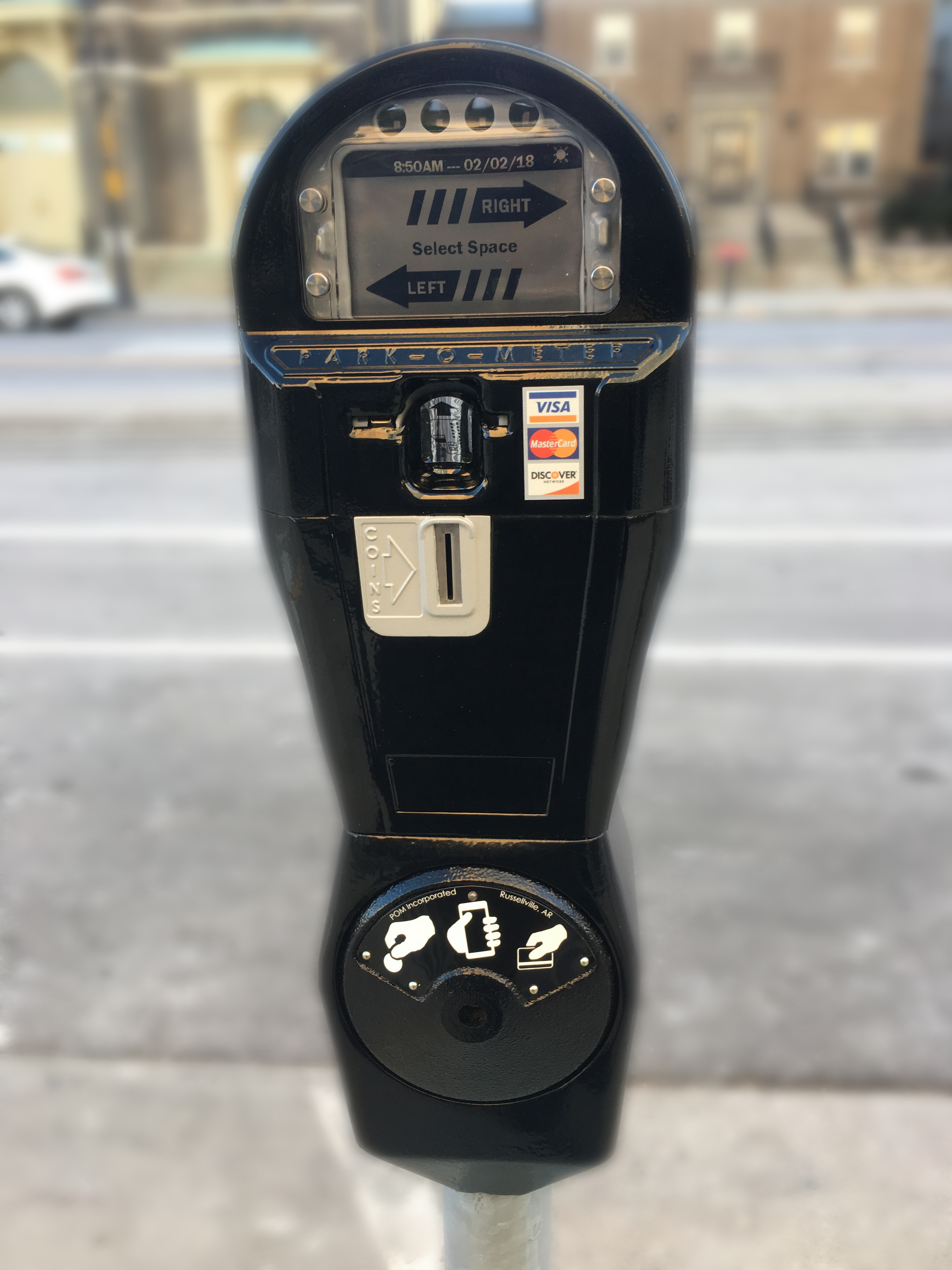 Digital wireless parking meter black 2xLCD Needit - Oomipood